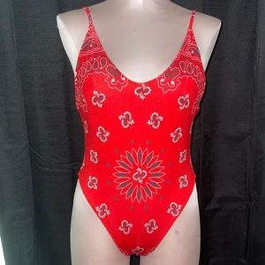 Forever 21 bandana bathing suit